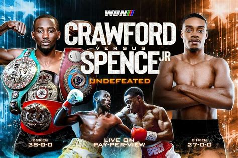 Quick Answer: The only way to watch Spence vs. Crawford live is to purchase the PPV livestream, which we recommend doing through PPV.com. Buy Spence vs. Crawford PPV $84.99. Errol Spence Jr. and ...